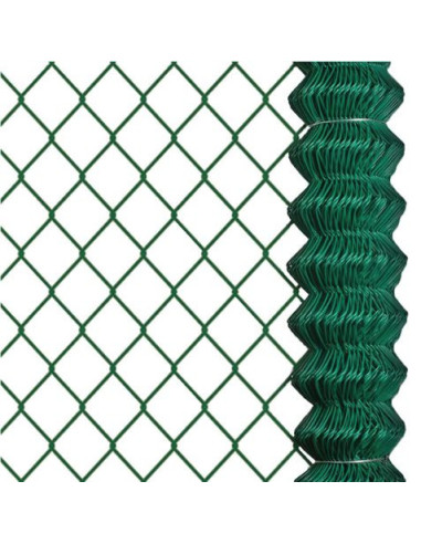 MALLA DE VALLADO PLASTIFICADA 40X40X2.9MM 2X25 METROS SUNGARDEN