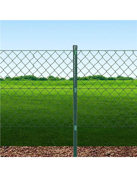 MALLA DE VALLADO PLASTIFICADA 40X40X2.9MM 2X25 METROS SUNGARDEN