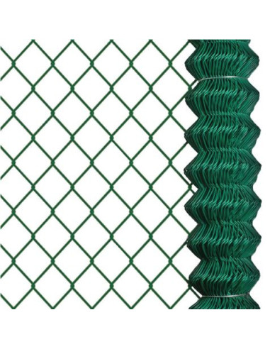 MALLA DE VALLADO PLASTIFICADA 60X60X2.9MM 1.5X25 METROS SUNGARDEN