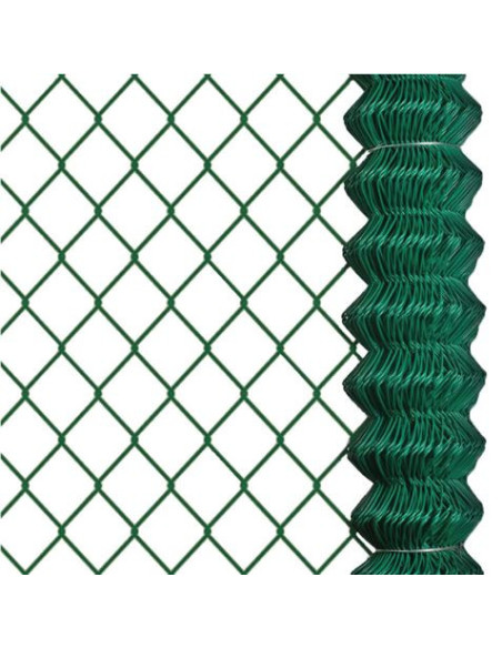 MALLA DE VALLADO PLASTIFICADA 60X60X2.9MM 1.5X25 METROS SUNGARDEN