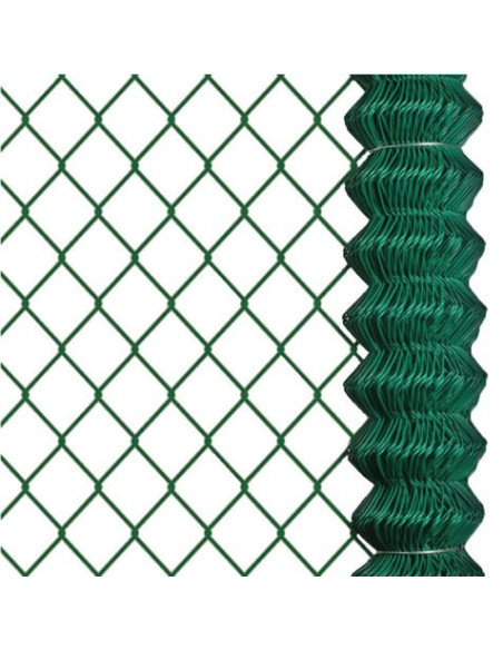 MALLA DE VALLADO PLASTIFICADA 60X60X2.9MM 2X25 METROS SUNGARDEN