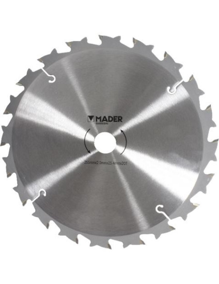 DISCO DESBROZADORA TUNGSTENO 255mm MADER