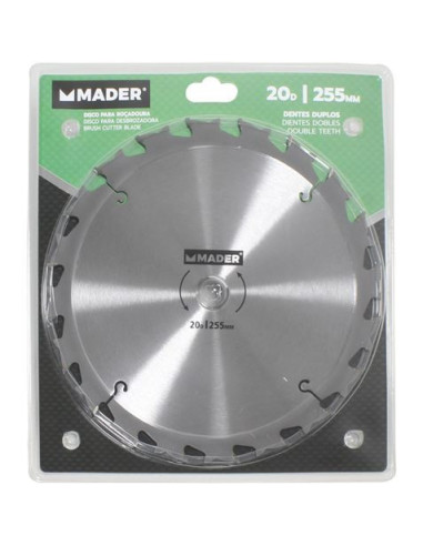 DISCO DESBROZADORA TUNGSTENO 255mm MADER