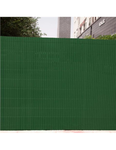 CAÑIZO PLÁSTICO DOBLE CARA 1.5X3 METROS VERDE SUNGARDEN