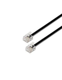 CABLE TELÉFONO RJ11 2M 4 VIAS MACHO-MACHO AISENS