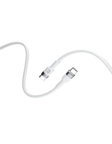 CABLE FLEXIBLE TIPO C A TIPO C 2M 100W FOREVER BLANCO