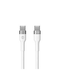 CABLE FLEXIBLE TIPO C A TIPO C 2M 100W FOREVER BLANCO 2