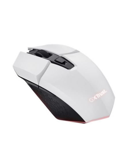 RATON GAMING INALAMBRICO RECARGABLE RGB BLANCO TRUST
