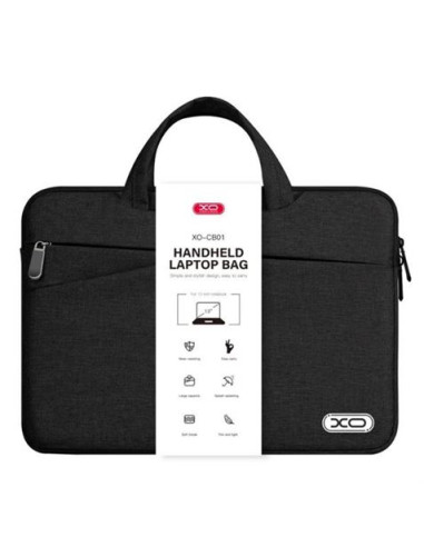 MALETÍN EJECUTIVO PARA PORTÁTILES HASTA 14\" CB01GR NEGRO XO