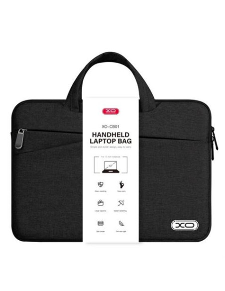 MALETÍN EJECUTIVO PARA PORTÁTILES HASTA 14\" CB01GR NEGRO XO