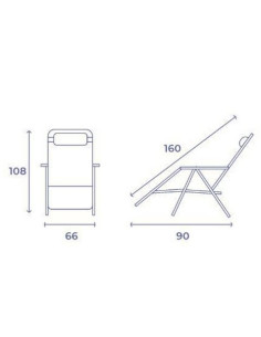 TUMBONA PLEGABLE BURDEOS DE ACERO CON COJIN CERVICAL 2