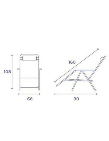 TUMBONA PLEGABLE BURDEOS DE ACERO CON COJIN CERVICAL