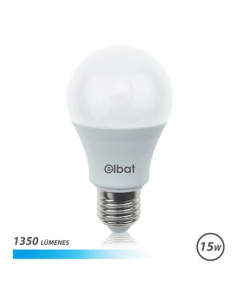 BOMBILLA LED A60 | 15W | 1350LM | E27 | LUZ FRIA | ELBAT