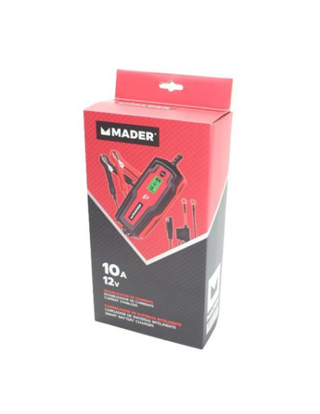 CARGADOR DE BATERIAS INTELIGENTE 10A, 12V MADER