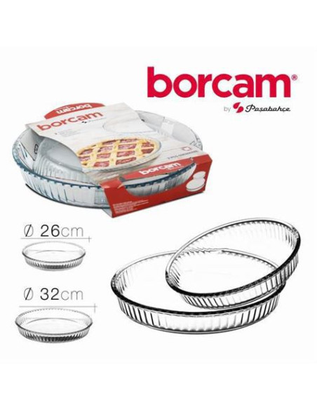 SET 2 FUENTES PARA TARTAS 32/26 CM BORCAM
