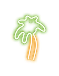 LAMPARA DECORATIVA NEON LED PALM FOREVER