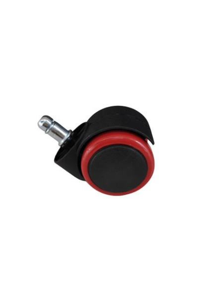 JUEGO DE 5 RUEDAS SILLA MUVIP COLOR ROJO
