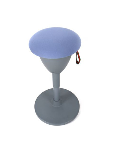TABURETE MULTIUSOS BALANCIN DESIGN AZUL CROMAD