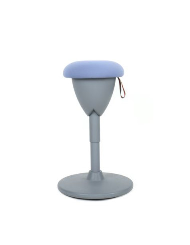 TABURETE MULTIUSOS BALANCIN DESIGN AZUL CLARO CROMAD