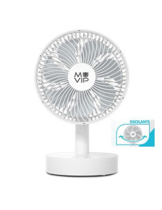 VENTILADOR PORTATIL OSCILANTE 8\" BATERÍA MUVIP