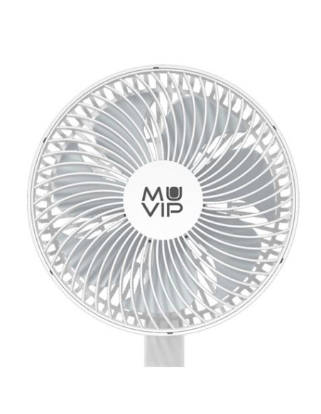 VENTILADOR PORTATIL OSCILANTE 8\" BATERÍA MUVIP