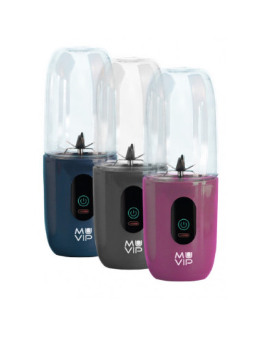 BATIDORA DE VASO PORTÁTIL RECARGABLE COLOR DESIGN 460ML ROSA MUVIP