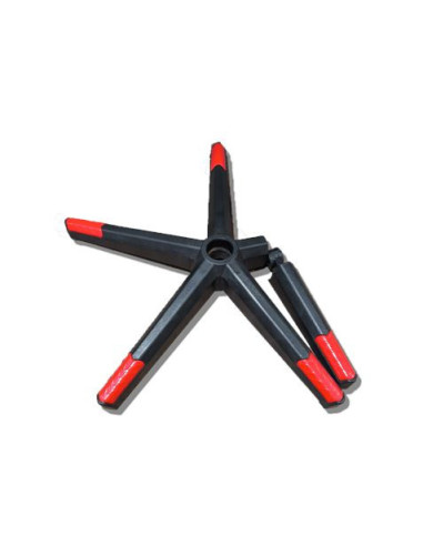 BASE RUEDAS ROJA PARA SILLAS CR1142, CR1146 CROMAD