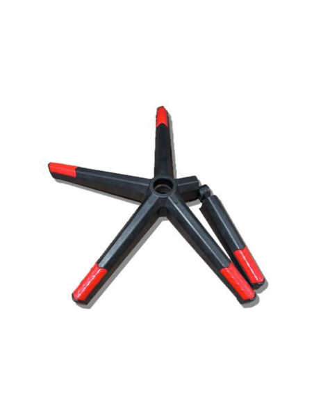 BASE RUEDAS ROJA PARA SILLAS CR1142, CR1146 CROMAD