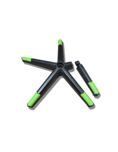 BASE RUEDAS VERDE PARA SILLAS CR1143 CROMAD