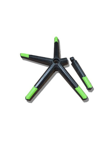 BASE RUEDAS VERDE PARA SILLAS CR1143 CROMAD