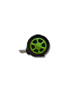 JUEGO DE 5 RUEDAS PRO VERDES PARA SILLA CR1143 CROMAD