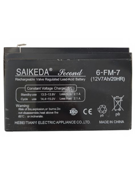 BATERIA 12V 7AH PARA MOTOS 33017