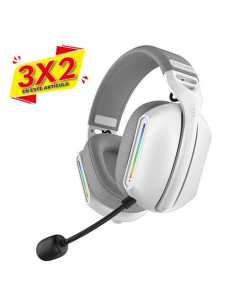AURICULAR GAMING G11 BLUETOOTH RGB BLANCO COOLSOUND (3 X 2)