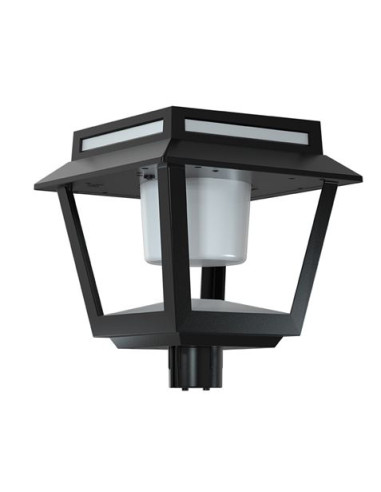 FAROL LED SOLAR 2 EN 1 SERIE PRO TOWER DUO 15W 1600LM 3 TEMPERATURAS ELBAT