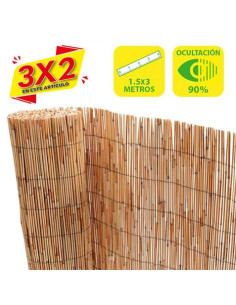 CAÑIZO NATURAL ENTERO 1.5X3 METROS SUNGARDEN (3 X 2)