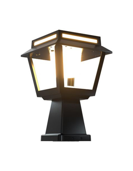 FAROL LED SOLAR 2 EN 1 SERIE PRO TOWER DUO 15W 1600LM 3 TEMPERATURAS ELBAT