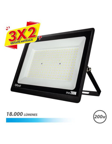 FOCO LED SERIE SUPER SLIM 200W | 18000LM | 6500K ELBAT (3 X 2)