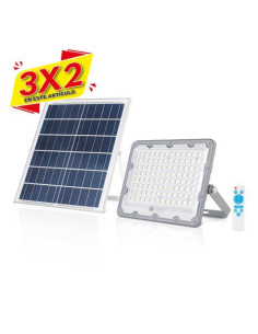 FOCO LED SOLAR 50W 1440LM + CONTROL REMOTO ELBAT (3 X 2)
