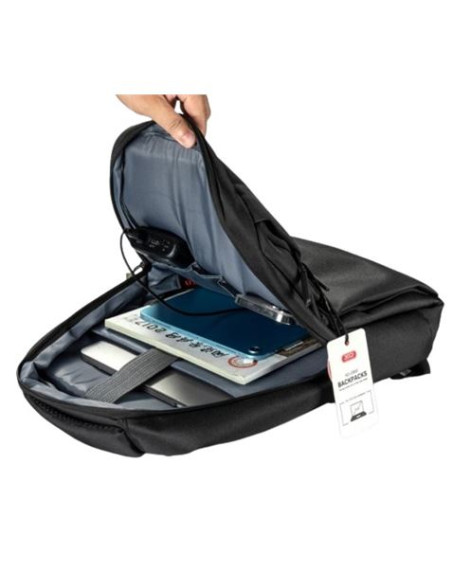 MOCHILA SPORT PARA PORTÁTILES HASTA 15.6\" CB02BK NEGRA XO