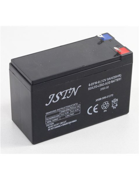 BATERIA PARA SULFATADORA DE BATERIA 12V 8A MADER
