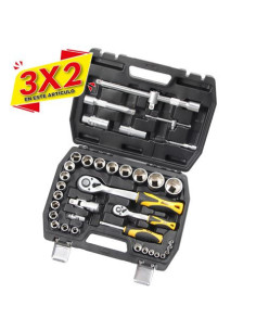 MALETIN HERRAMIENTAS C.V. 37 PCS 1/2 BLIM (3 X 2)