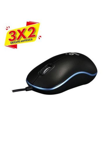RATON X51 USB 2.0 NEGRO/AZUL CROMAD (3 X 2)