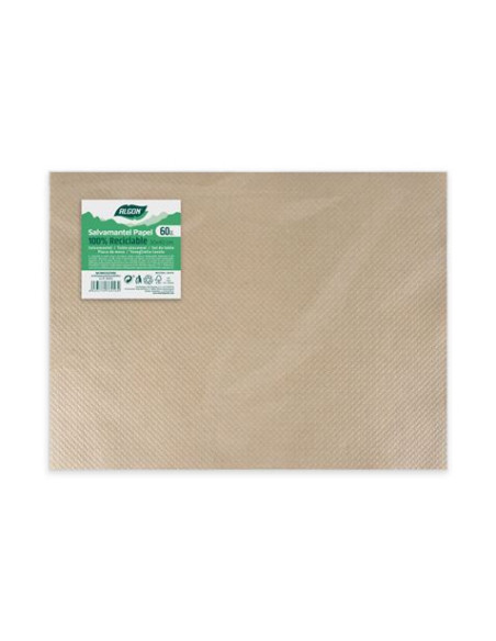 PACK 60 SALVAMANTELES KRAFT 30X40 ALGON
