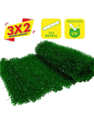 SETO ARTIFICIAL VERDE 1X3 METROS SUNGARDEN (3 X 2)