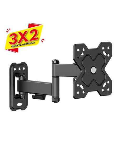 SOPORTE CON BRAZO TV 13-32 DOBLE EXTENSION CROMAD (3 X 2)