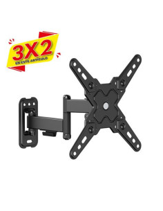 SOPORTE CON BRAZO TV 13-43 DOBLE EXTENSION CROMAD (3 X 2)