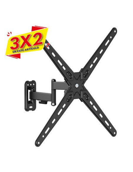 SOPORTE CON BRAZO TV 13-55 DOBLE EXTENSION CROMAD (3 X 2)