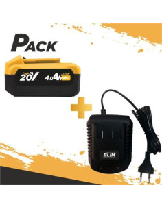 BATERIA 20V 4AH BLIM + CARGADOR DE BATERÍA RÁPIDO 20V BLIM