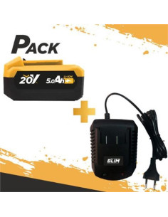 BATERIA 20V 5AH BLIM + CARGADOR DE BATERÍA RÁPIDO 20V BLIM