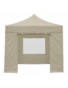 PARED PARA CARPA PLEGABLE ALUMINIO SG0129 BEIGE SUNGARDEN